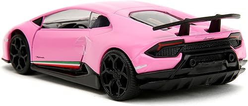 Miniatura 5 de Lambo Huracan Performante Matt Pink Slips Series 1/32 Modelo de auto fundido a presión por Jada 34661