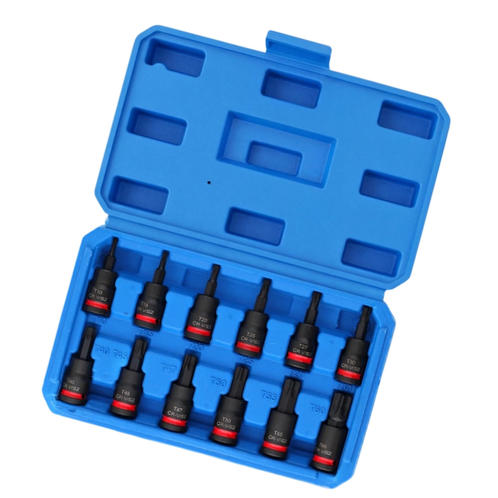 Ordinaryone Plum Blossom St Yle Multipurpose 3 / 8Inch Hexagonal Drive Socket Collection 12Pcs Ergonomically Suitable For Mechanics And Diyers Auto Maintenance Tool