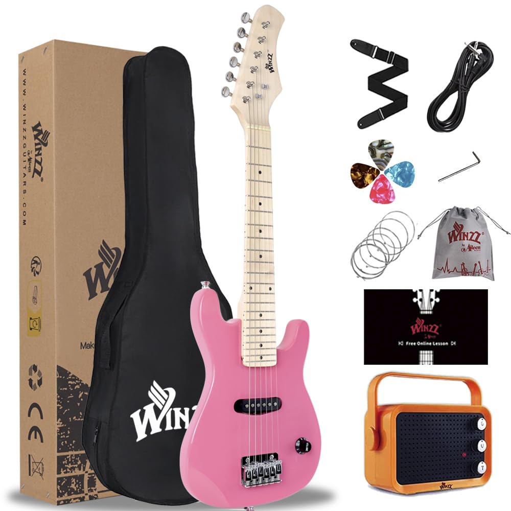 Amazon.com: WINZZ EGM100 30 Inches Real Kids Electric Guitar with