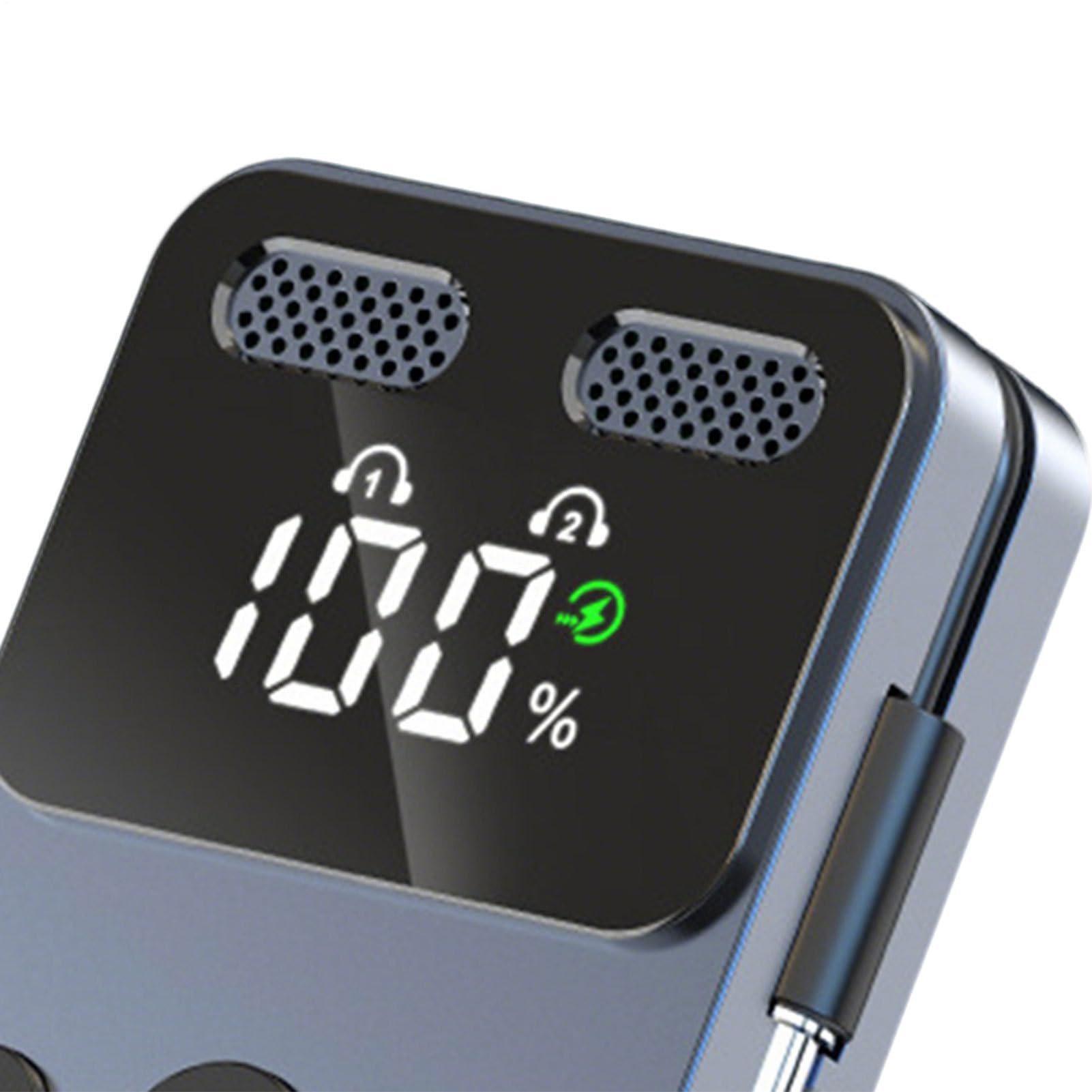 Trasmettitore ricevitore audio senza fili – Adattatore jack aux 3,5 mm Portata estesa, trasmettitore wireless 2 in 1 per proiettore, per aereo da viaggio, televisione, radio, palestra, caschi e radio