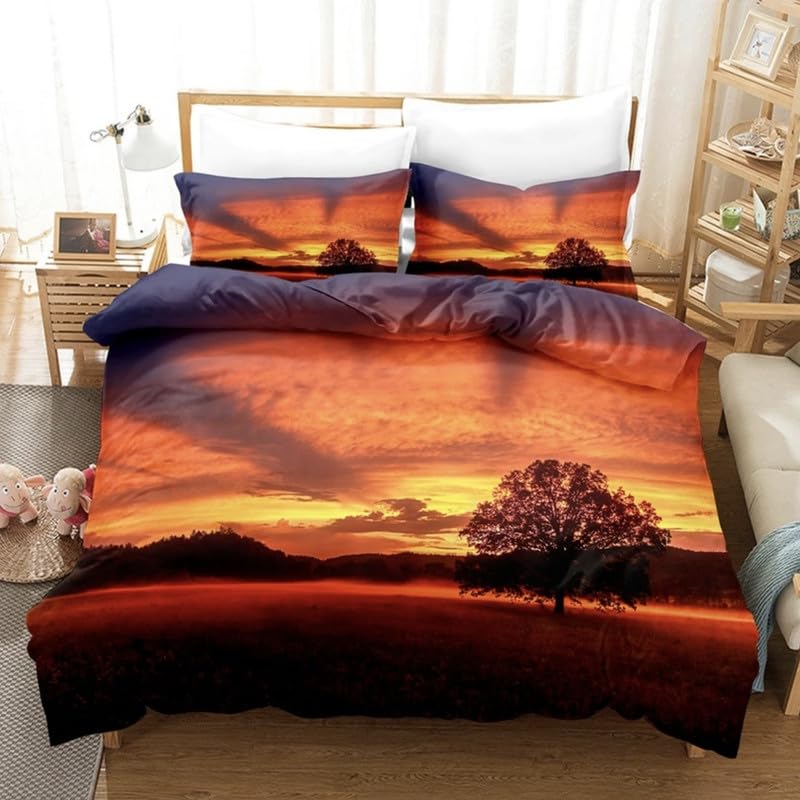 Housse de couette 240 x 260 en microfibre douce et infroissable