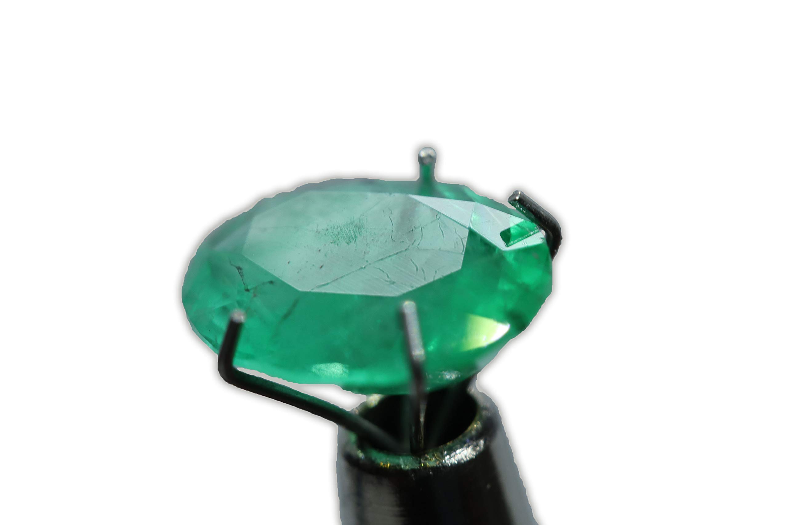 ANFA 1.49 Carat Natural Brazilian Emerald (Oval Cut)