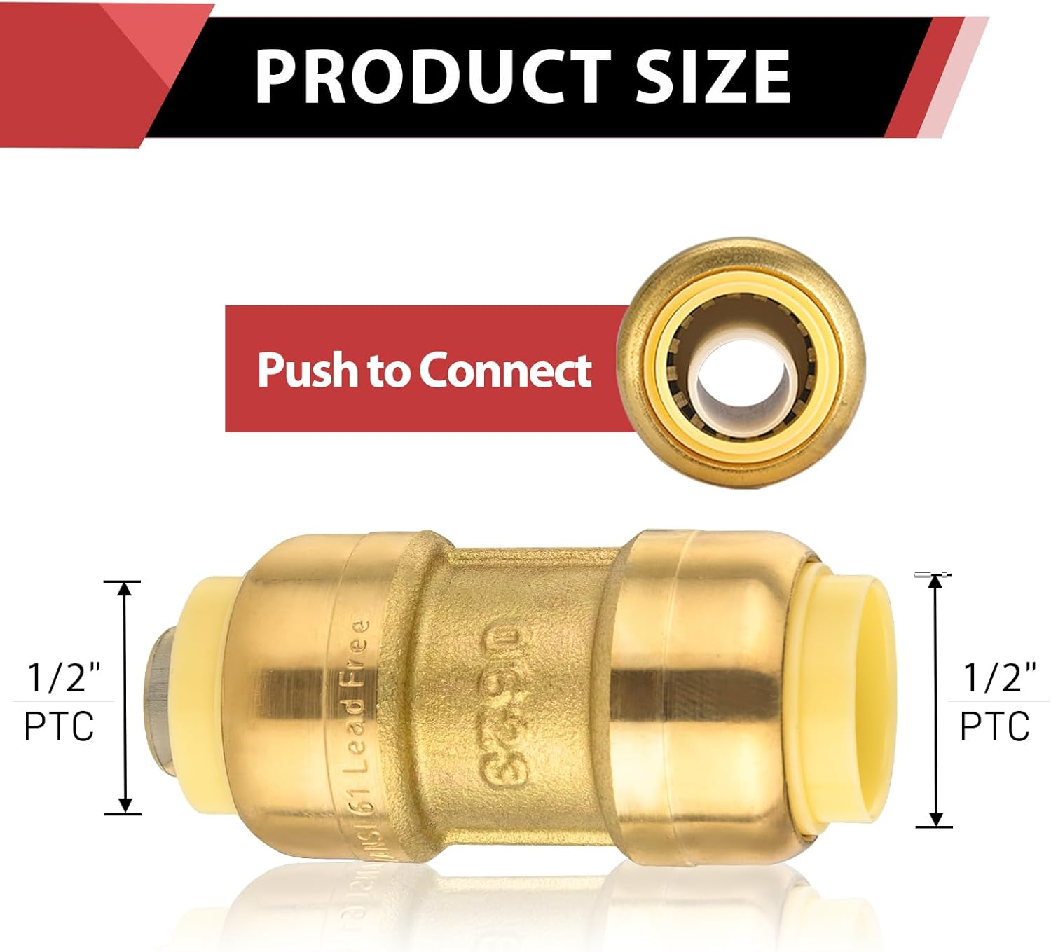 EFFEBI Tof/M Raccordo Diritto Maschio Ottone 63X2" Maschio Per - Foto 12