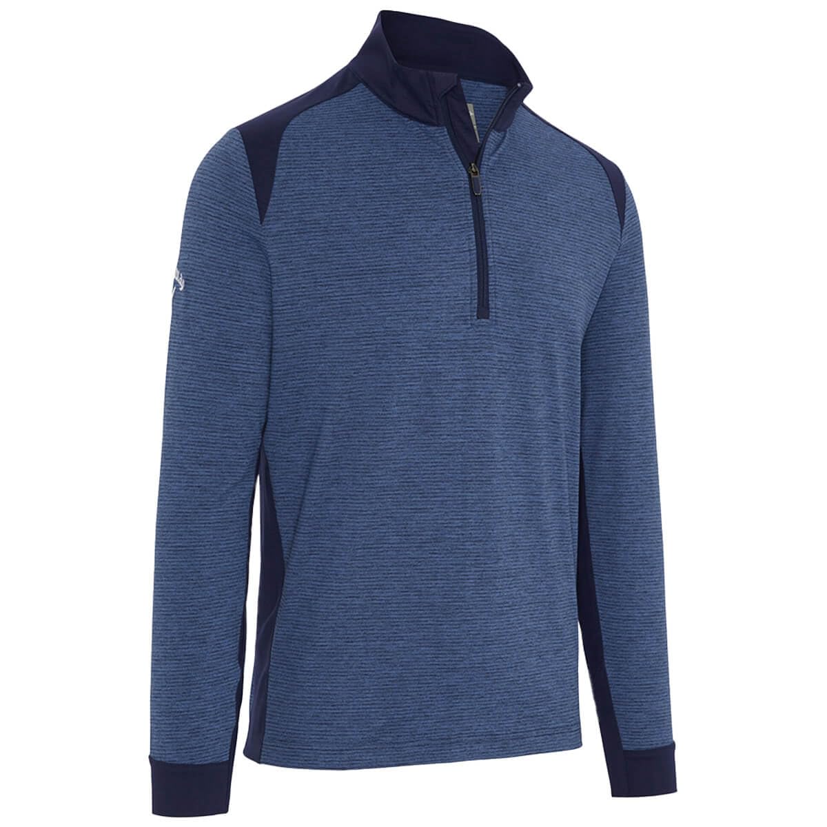 Callaway Men's Peacoat Heather Golf Soft Touch Blocked Sweater - Xxl