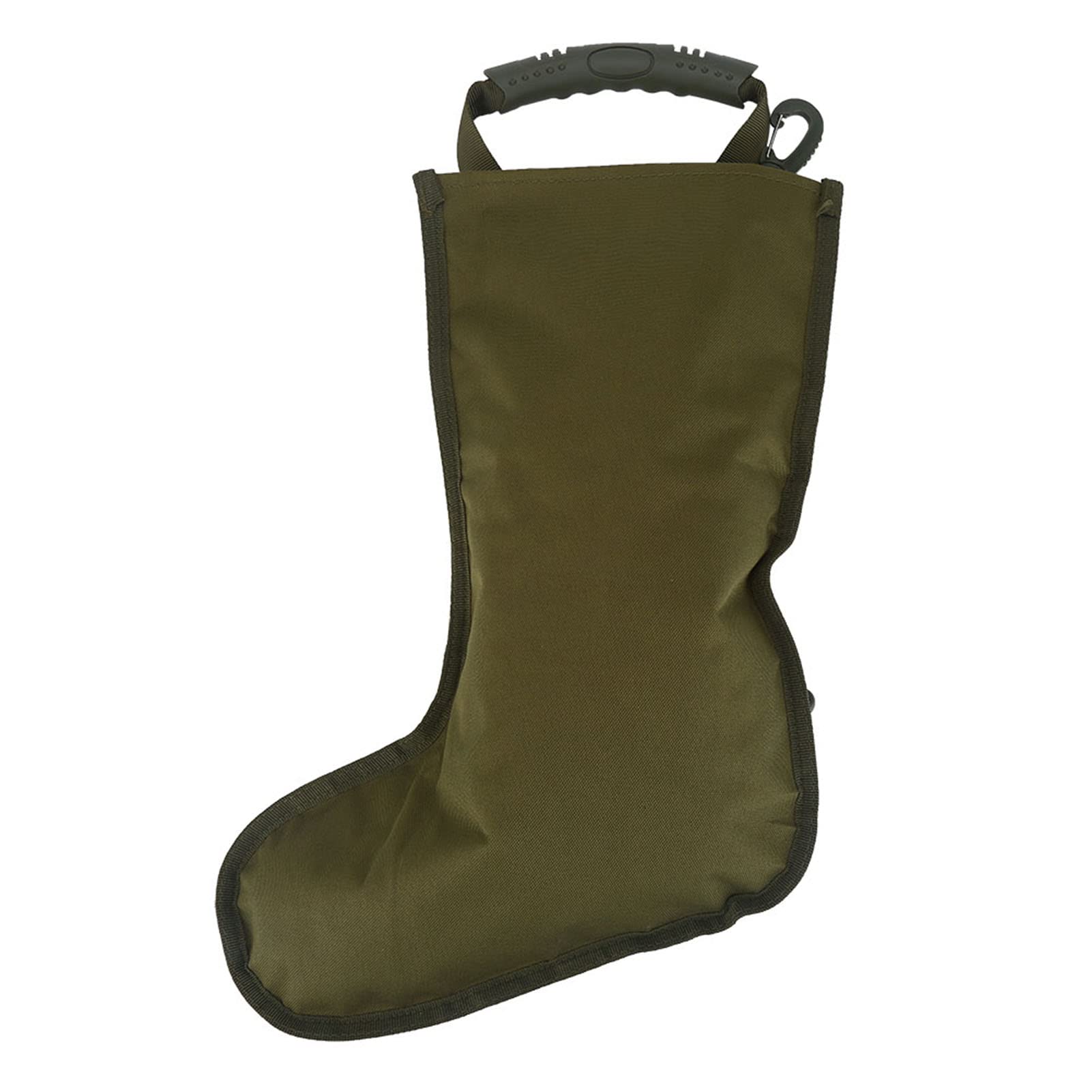 Sempoda 3 Farben Taktischer Weihnachtsstrumpf aus Nylon, Aufbewahrungstasche für Outdoor-Militärzubehör, Weihnachtsdekoration, Geschenktüten, Weihnachtsbaumstrumpf, Ornamente für Urlaub,(OD Grün)