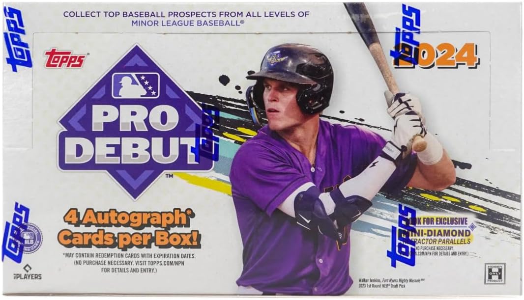 2024 Topps Pro Debut Baseball Sealed Hobby Box (4 Autograph/Box)