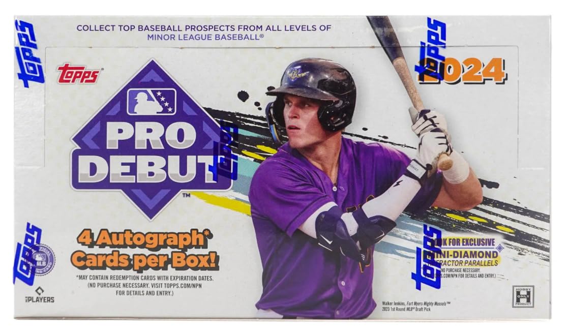 Amazon.com: 2024 Topps Pro Debut Baseball Sealed Hobby Box (4