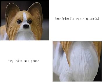 Amazon.co.jp: Wumudidi パピヨン像、パピヨン装飾バビロンカー