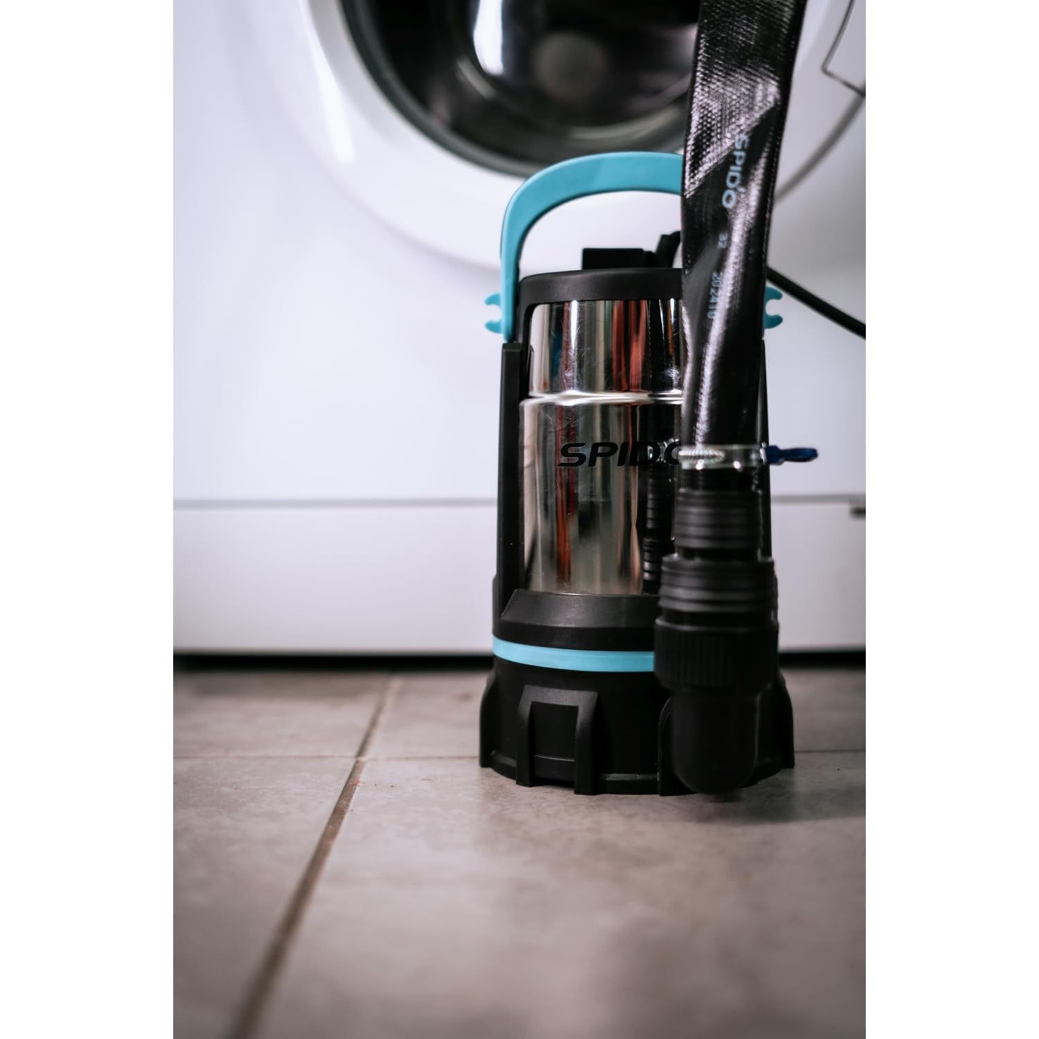 Pompe d’Évacuation Eaux Claires Spid’O SPICONCEPT ECL 400 - Flotteur AquaSensor - 400 W - Débit 12 m³/h - Aspiration Basse