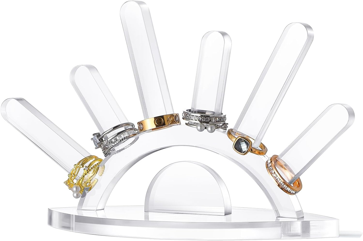 Oaque Acrylic Ring Holder, Evil Eye Ring Display, Cute