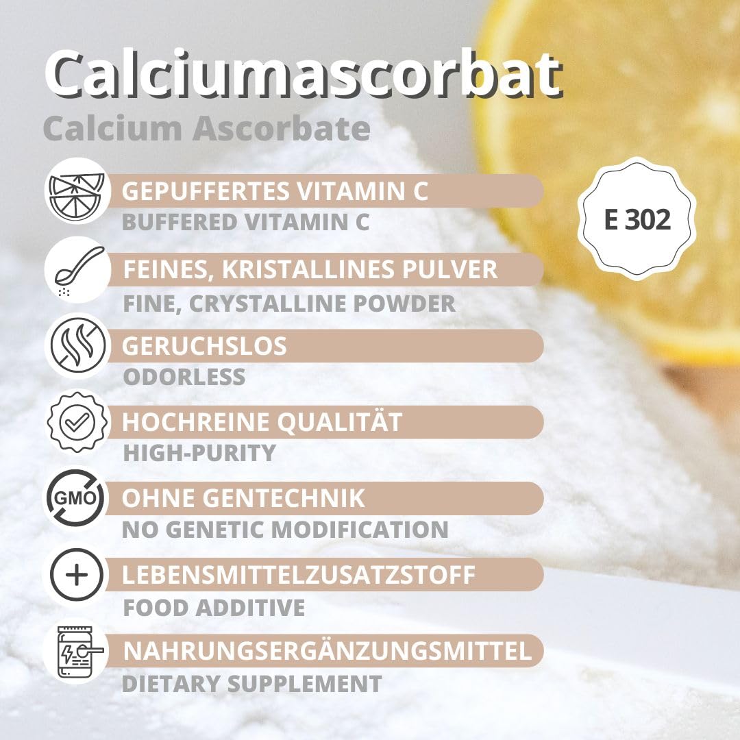Vitamin C Pulver 25kg Calciumascorbat E 302 gepuffert