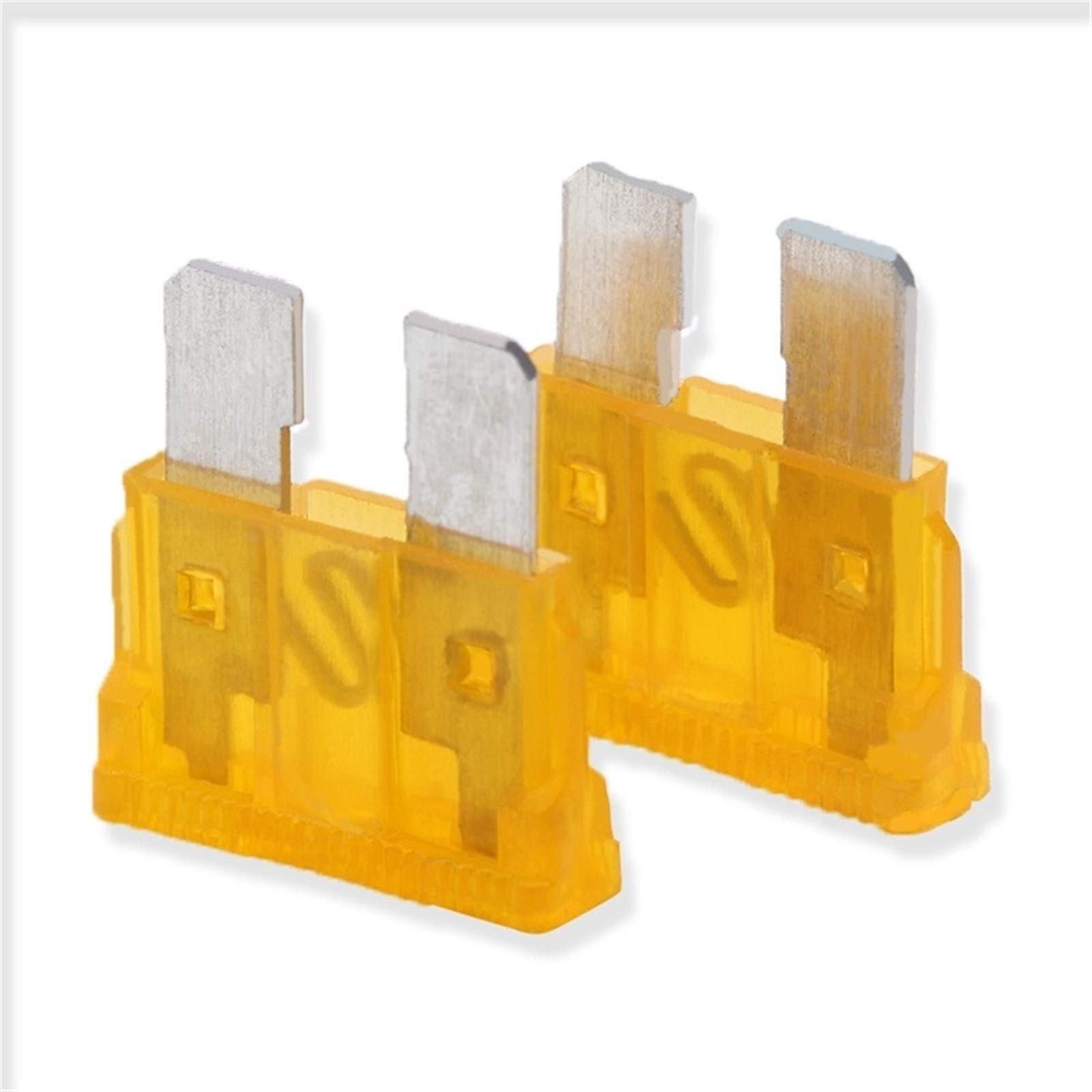 Kit de fusibles de cuchilla automática ATO ATC estándar TMP1105 for camión de motocicleta de coche de tamaño mediano 3/5/7. 5/10/15/20/25/30/35/40 AMP Kit surtido 50 Uds