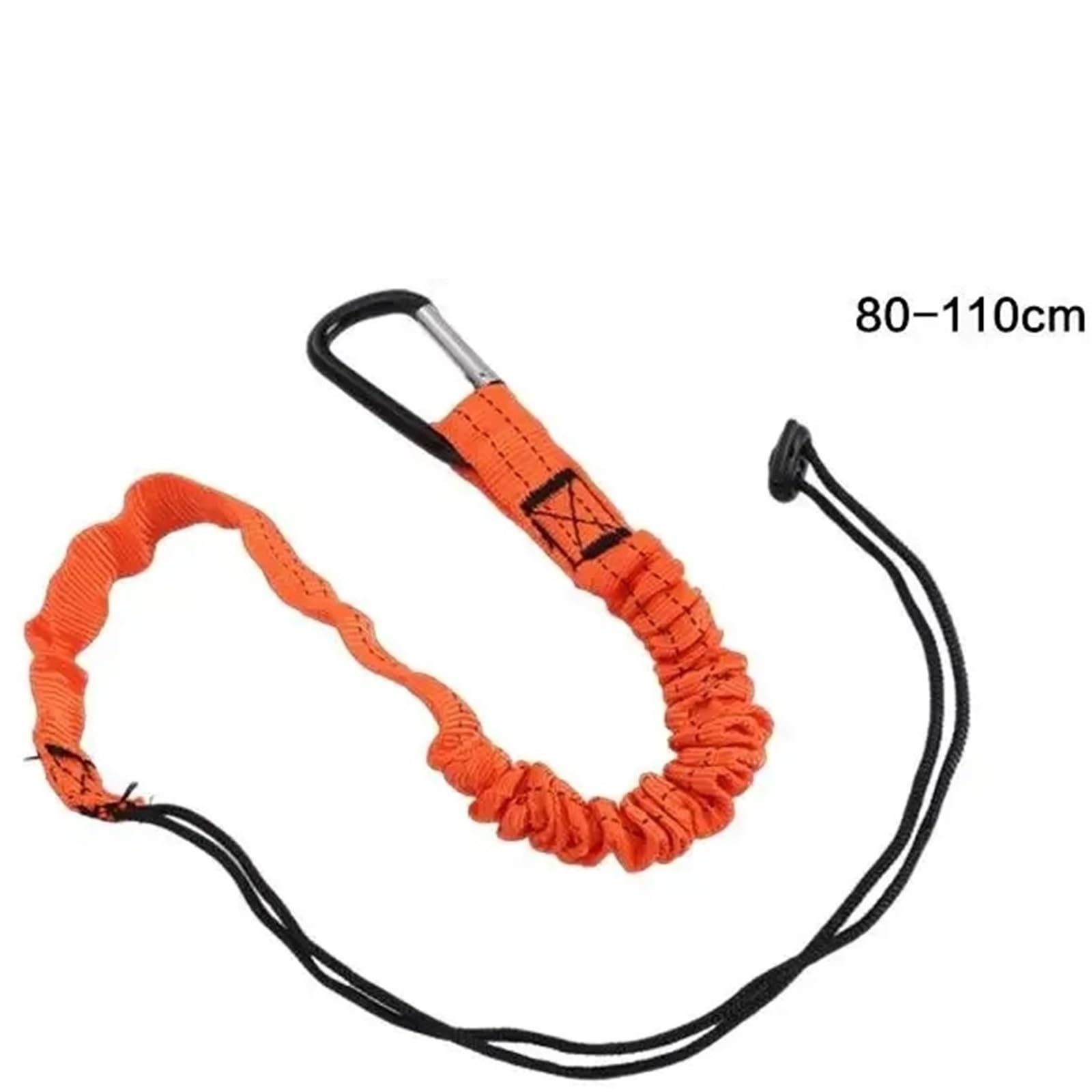 6PCS Moschettone Gancio di Sicurezza Bungee Tether Anti-Caduta Corda Telescopica Lavoro Aereo Arrampicata Sportiva Strumenti Cordino Per Attrezzi