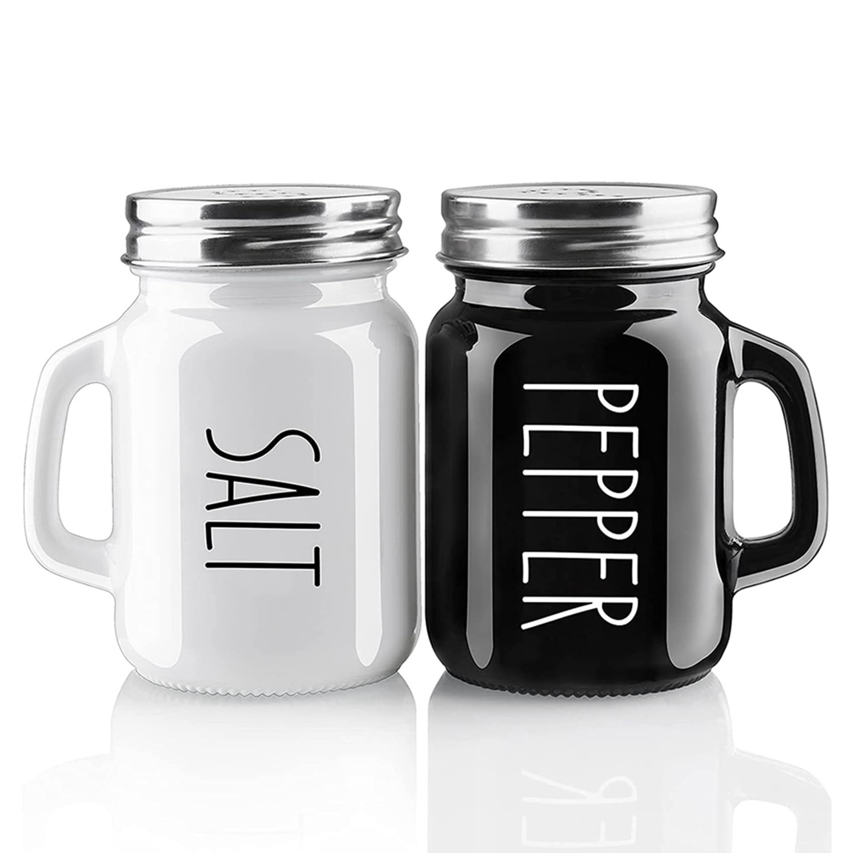 5X Bauernhaus Salz und Pfeffer Streuer Set, 4 Oz Süßer Salz Pfeffer Streuer, Modernes Bauernhaus Küchen