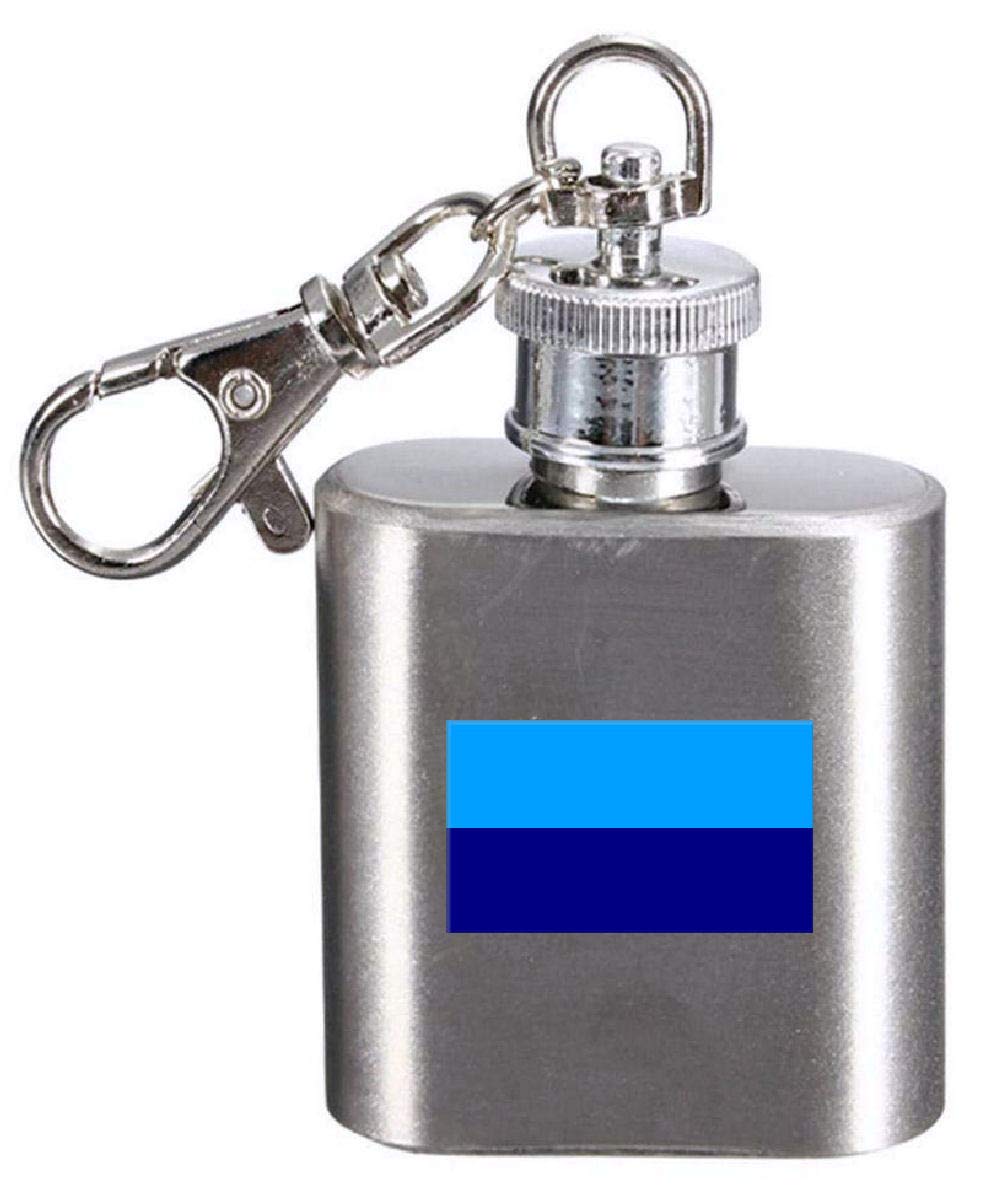 Flasque porte-clés gravée drapeau Équateur Duran City anti-fuite de poche