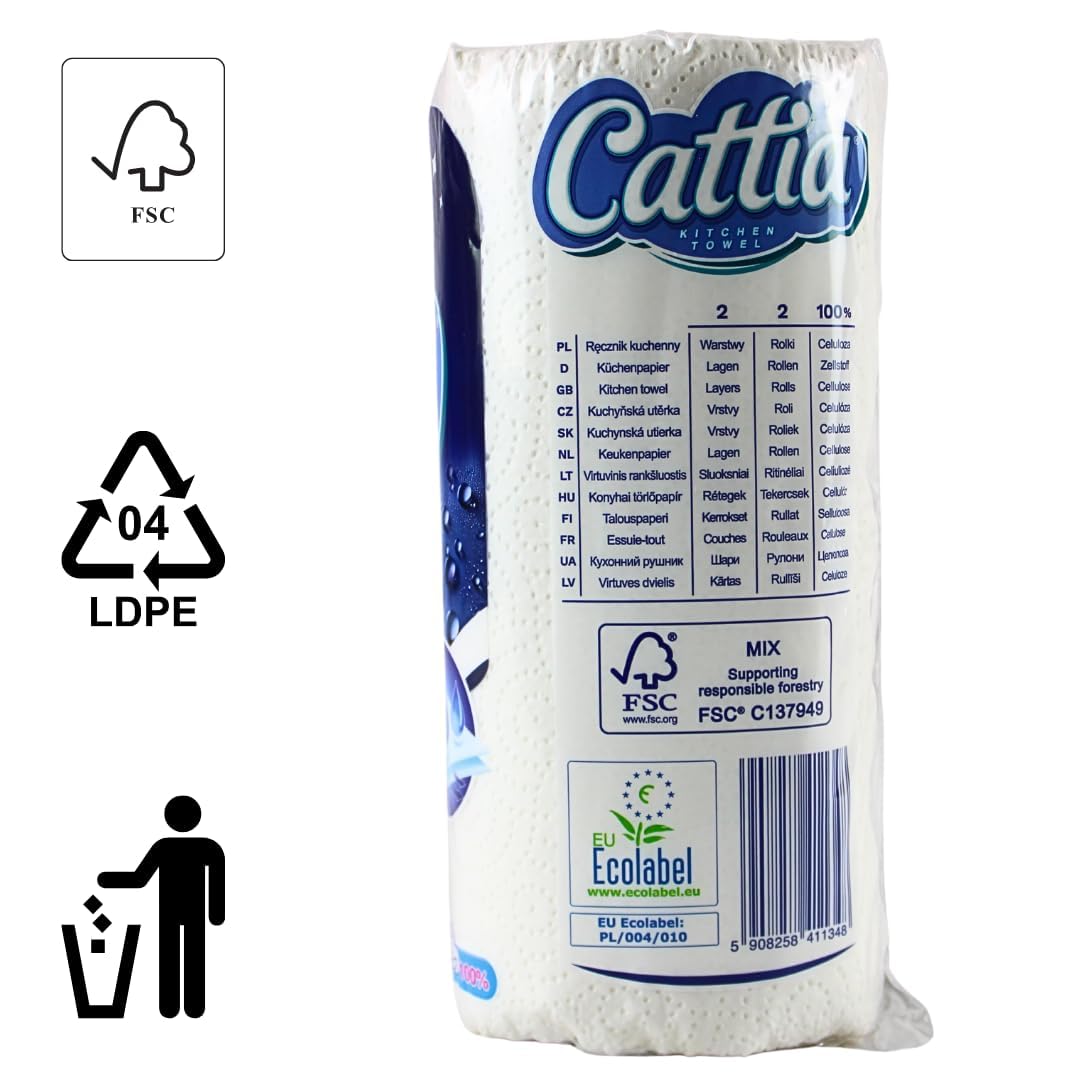 Enpack Toilettenpapier 64 Rollen, 150 Blatt pro Rolle - WC Papier 3-lagig Großpackung - 8x8 Rollen Klopapier passend für Klopapierhalter - toilet paper - Camping Toilettenpapier - weiche Abwischtücher