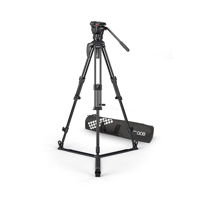 Sachtler Ace XL MK II Fluid Head with 75 2 CF MK II Carbon Fiber Tripod and SP