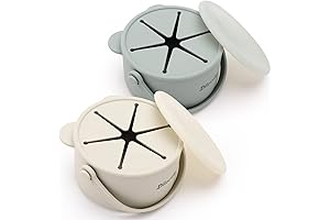 Snack Cups for Toddlers, Must-Have Spill-Proof Snack Container with Built-In Holder for Healthy On-the-Go Munching!