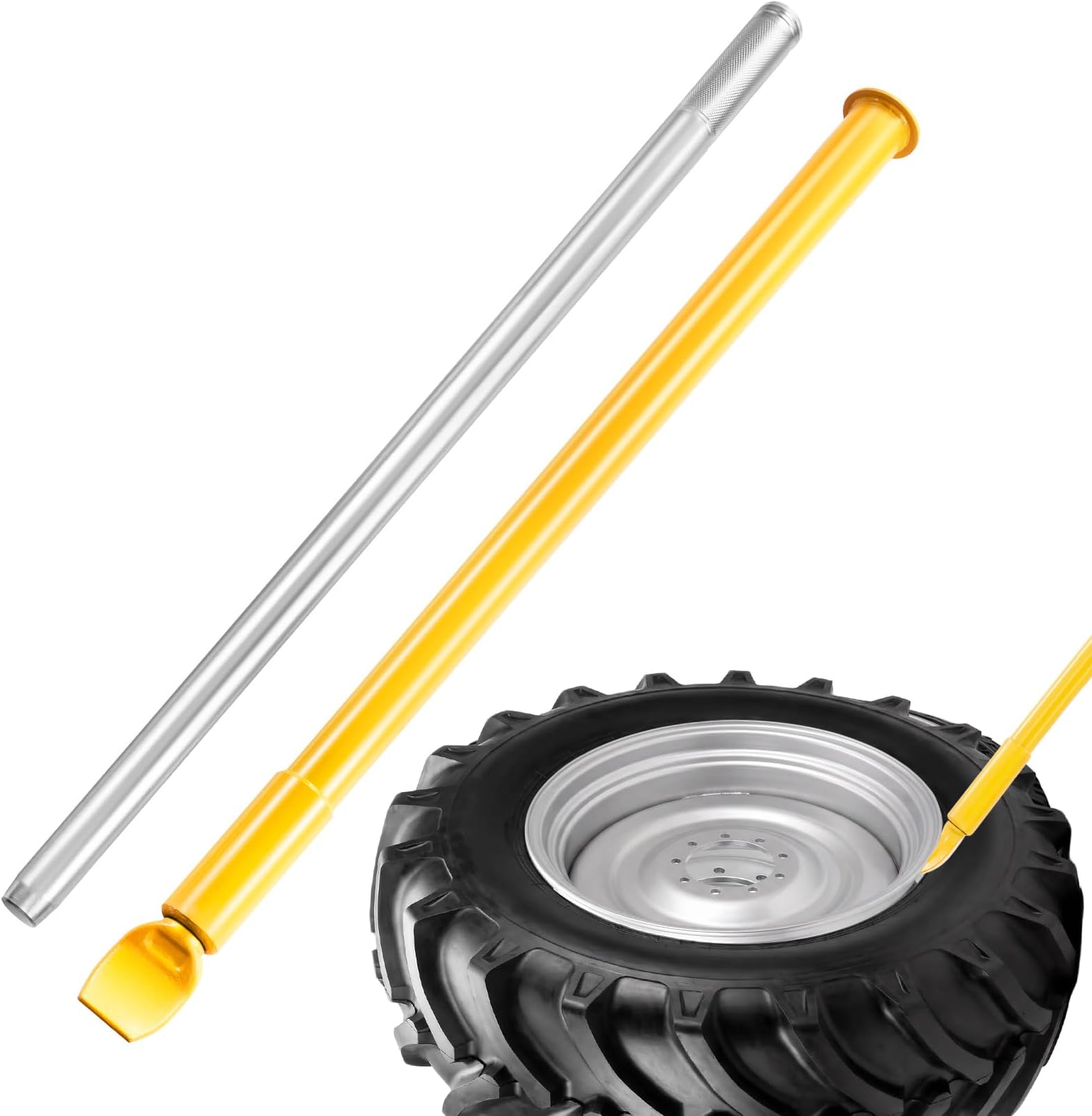 Tire Bead Breaker Slide Hammer, 46.3" Length Heavy Duty Steel Tire Bead Breaker, Portable Tire Changing Sliding Impact for Car Truck Trailer Tire Removal | Portable Tire Changing Sliding Impact for Car Truck Trailer Tire Removal, Suitable for Cars SUVs Trucks Tractors Lawnmowers