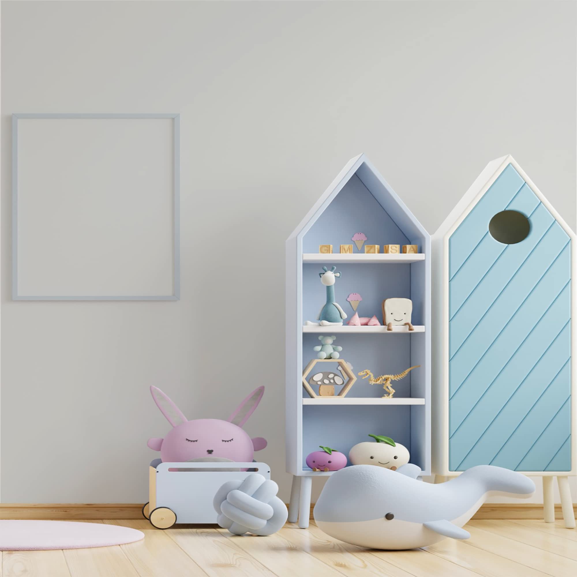 BOX DECO COLORES - Pintura de pared acrílica (2,5 L), color blanco y gris