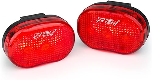 BV Luz trasera de bicicleta  Luz trasera de bicicleta alimentada por batería  Luces traseras de seguridad resistentes a la intemperie visibles hasta