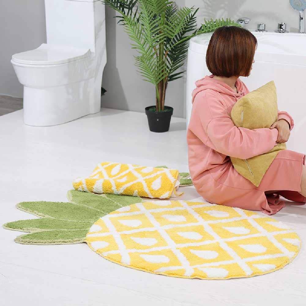 Coussin d'ananas 59x100cm idéal de la cuisine à la chambre pour un sol sec