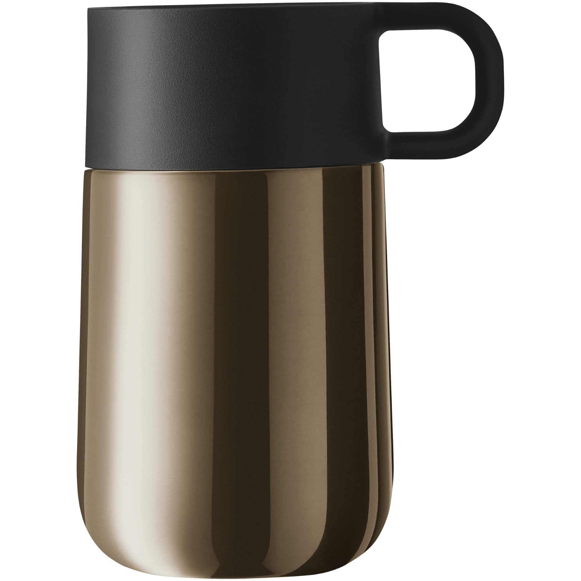 WMF Impulse Travel Mug Taza térmica, 0,3 l, cierre automático, apertura de 360°, mantiene las bebidas calientes durante 6 h y frías durante 12 h, taza de café para llevar, marrón