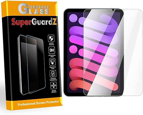 SuperGuardZ Protector de pantalla para iPad Mini (2024)  iPad Mini 6 (2021), vidrio templado, anti luz azul, protección ocular, HD transparente,