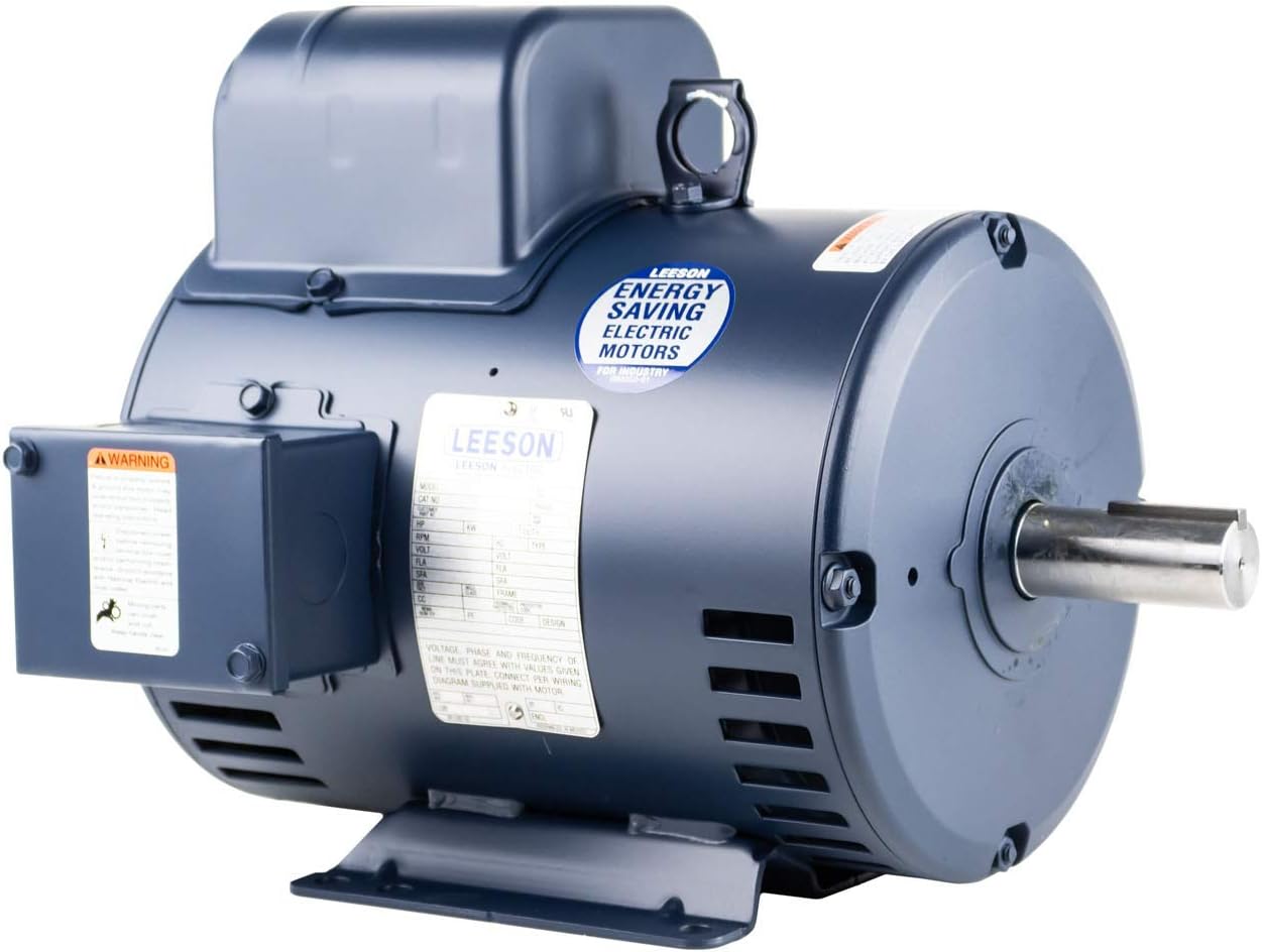 Leeson C184K17DB31A 1 Phase, 5 HP, 1740 RPM, 131537 Electric