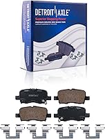 Vista 109 de Detroit Axle - Pastillas de freno para Dodge Dart 2013-2016 2014 2015 pastillas de freno de cerámica con reemplazo delantero y trasero de hardware