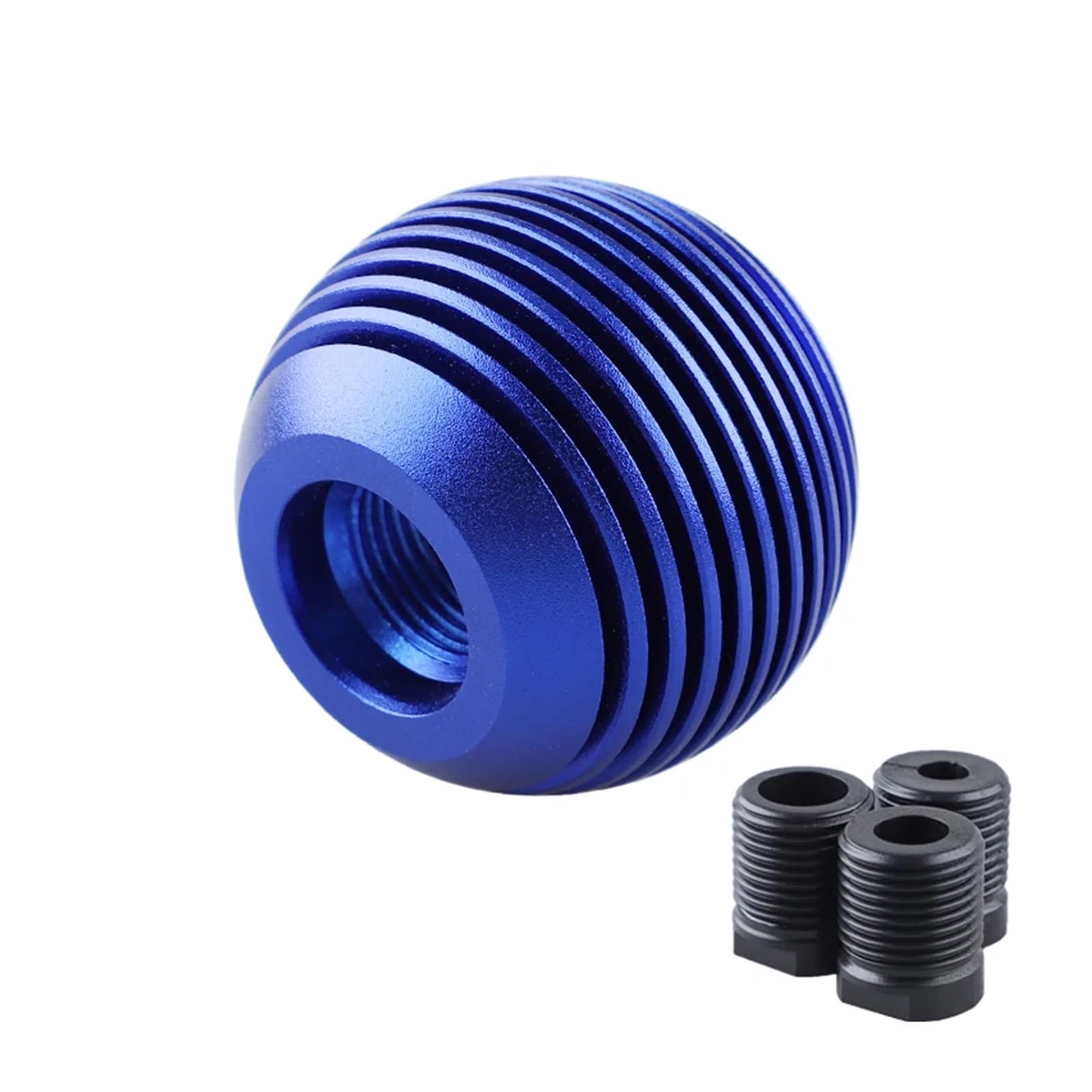 WYLWSHA Shift Gear Knob Cover Car Universal Gear Shift Knob Lever Shifter Handle Aluminum Head(Blue)