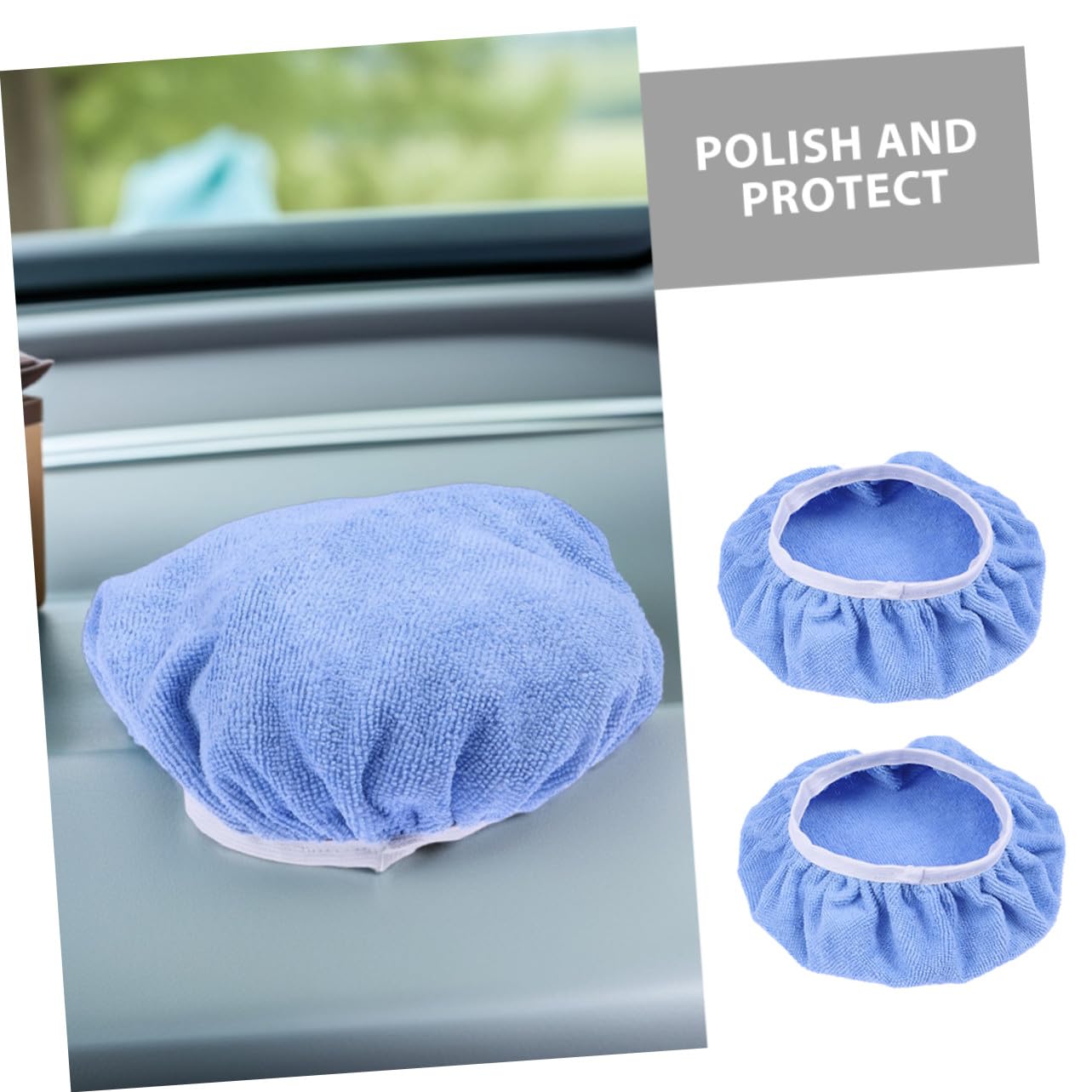 Kit de Almohadillas de Pulido de Microfibra para Coche, 8 Piezas