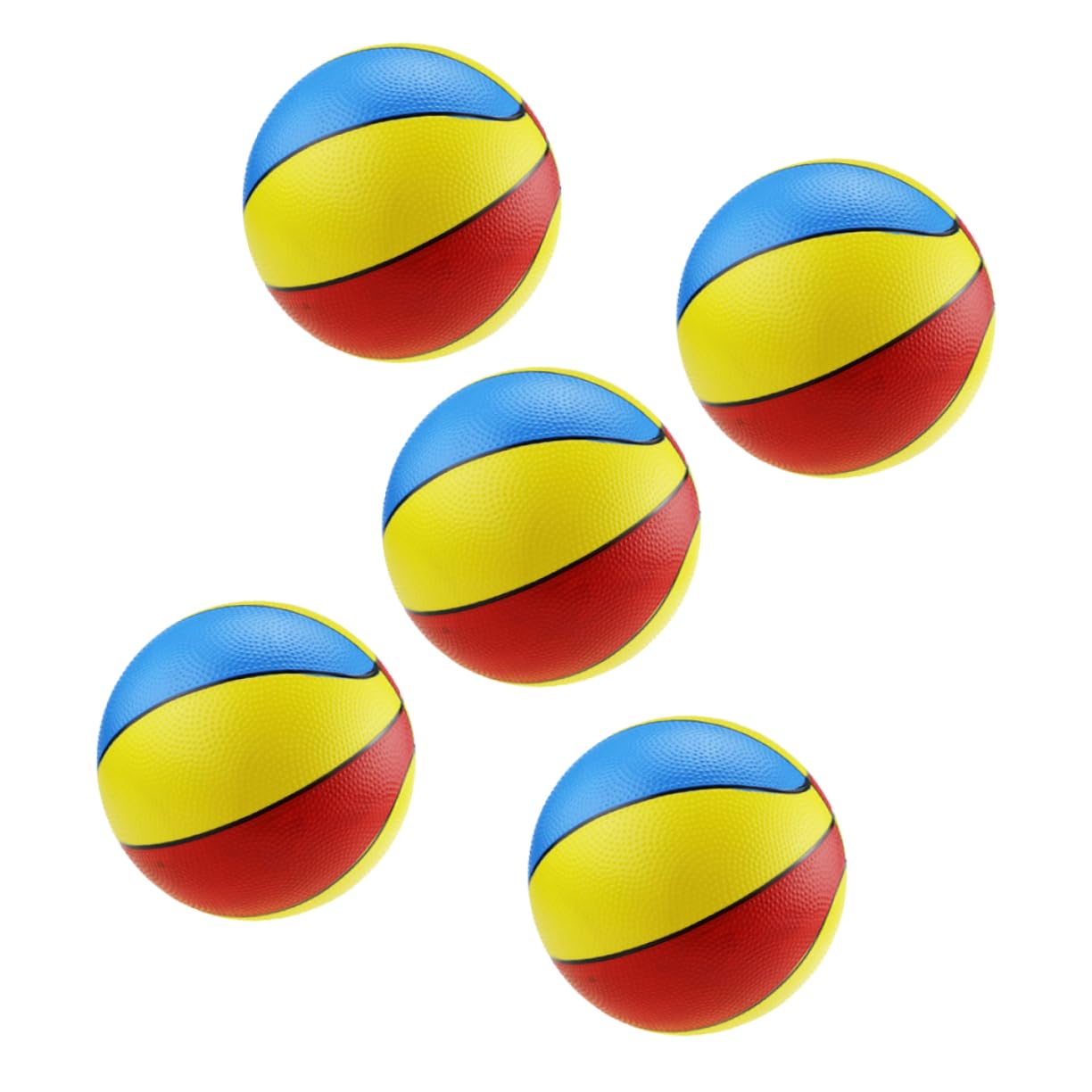 5 Palloni Spiaggia Gonfiabili PVC Giochi Estivi per Flessibili e Facili da Gonfiare per Piscina e Feste Allaperto