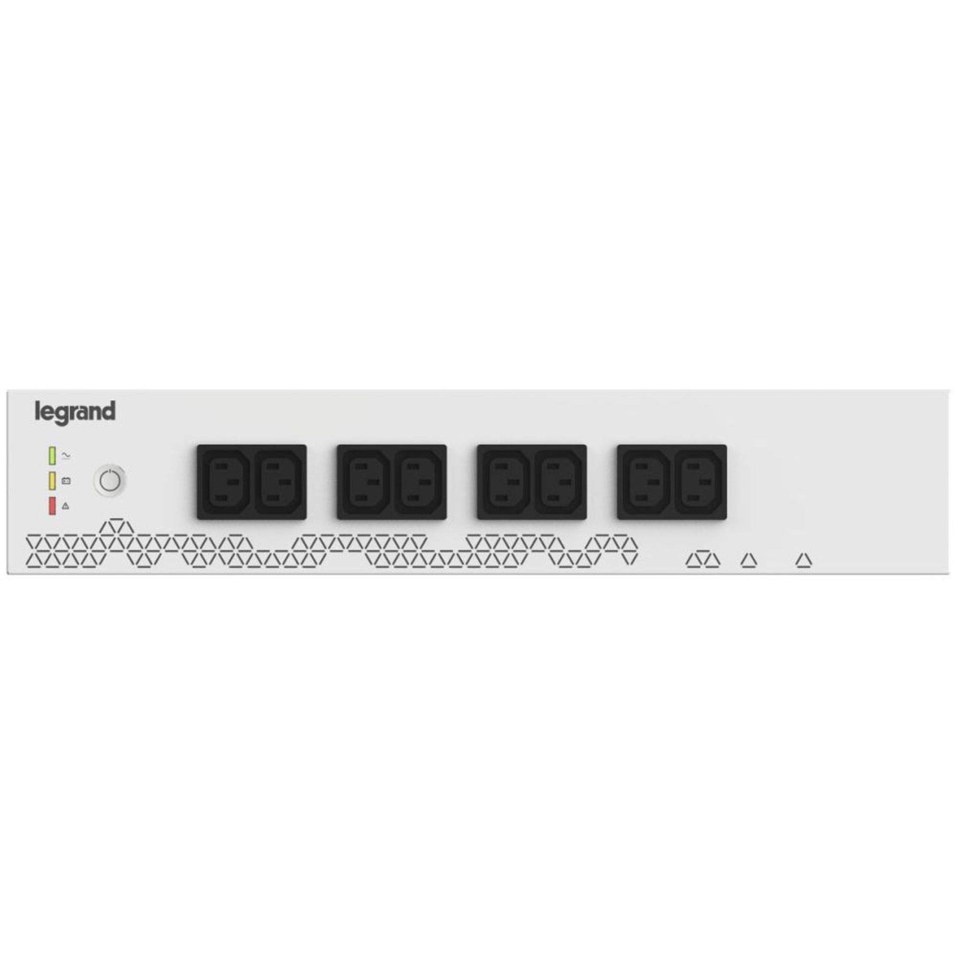 Rack PDU da 19" con impianto UPS integrato 800VA - 480W, 1 fase 230V con 8 prese IEC per rack da 19" o armadi di distribuzione di rete, tempo di autonomia fino a max. 15 minuti
