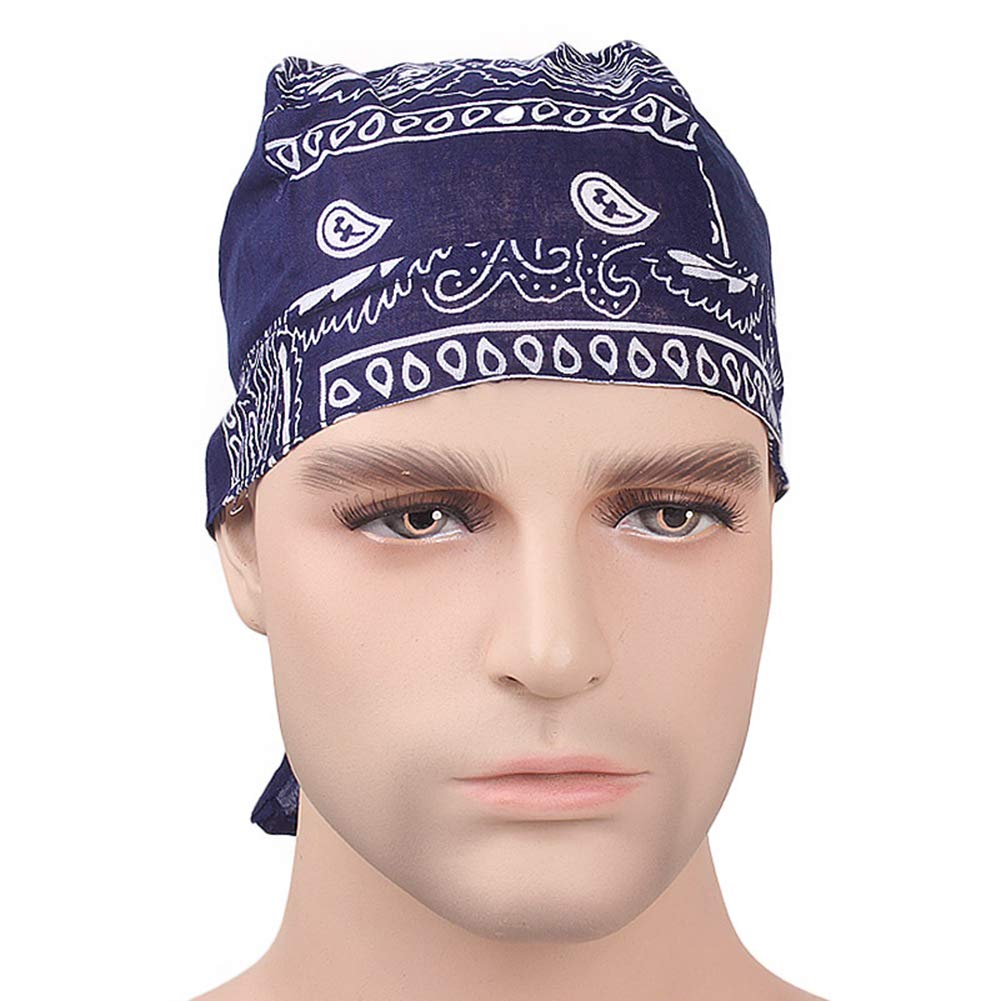 2 Bandanas LAKJUOZ Coton - Sous Casque Vélo, Protection UV Unisexe