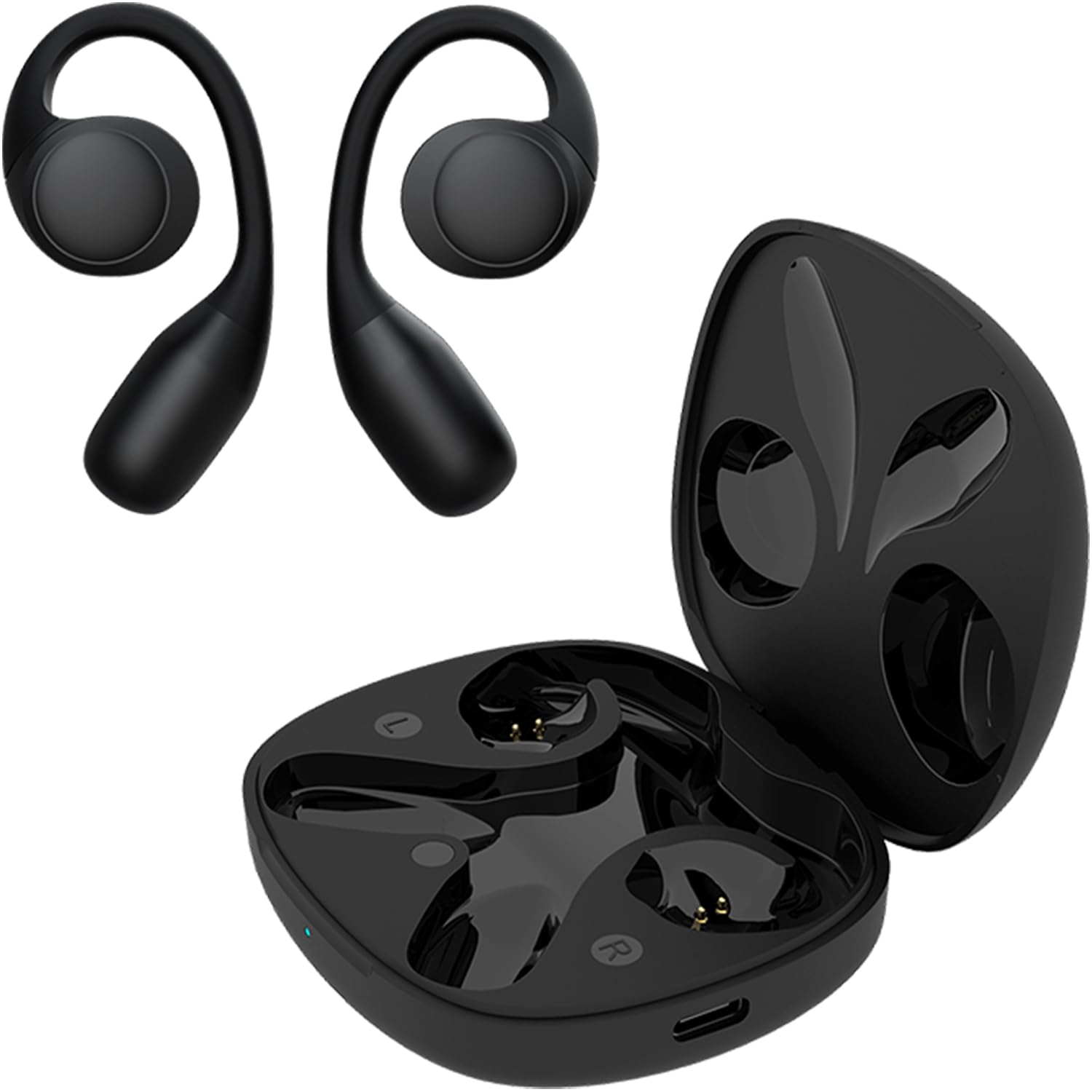 SPC Boost Pro - Auriculares inalámbricos Bluetooth Open-Ear con ENC Cancelación Ruido | 30h de batería | Google Fast Pair | Doble conexión | IPX4 | Control táctil y Asistente de Voz – Negro con descuento