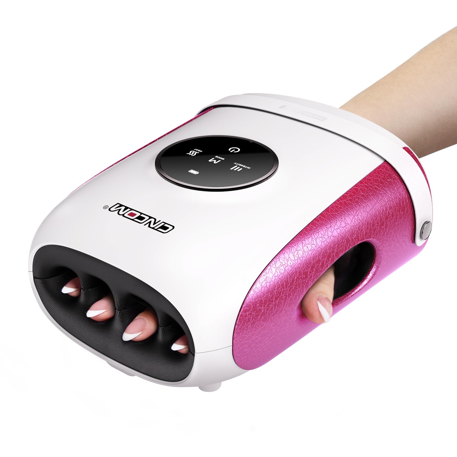 CINCOM Hand Massager with Heat and Compression, Finger and Palm Massage Machine for Pain Relief, Arthritis and Improved Circulation, Gifts for Women,