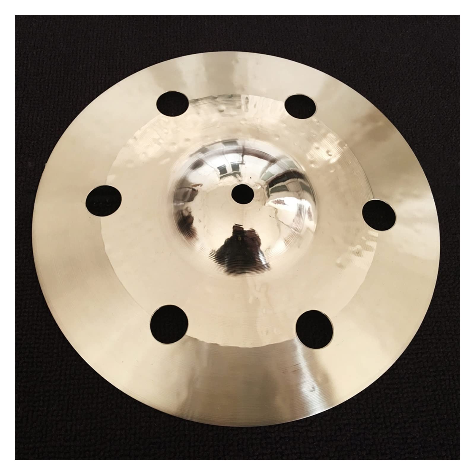 Cymbals 8/9/10/12 Zoll Handgefertigte Splash-Becken-Drumkits Percussion-Musikinstrumente Splash-Becken (Color : 8 inch)