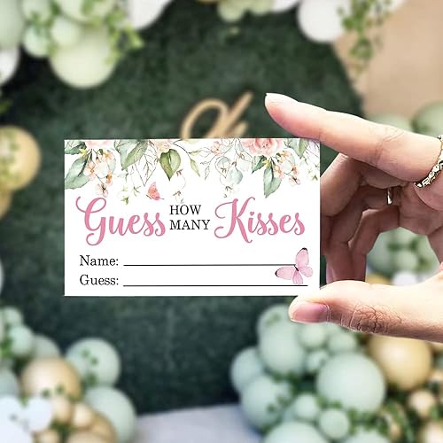 Miniatura 3 de Guess How Many Kisses in the Jar - Juego de despedida de soltera, juegos de despedida de soltera, letrero de despedida de soltera, decoración de