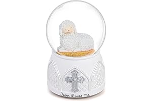 Jesus Loves Me Easter Gift - Snow Globe Musical