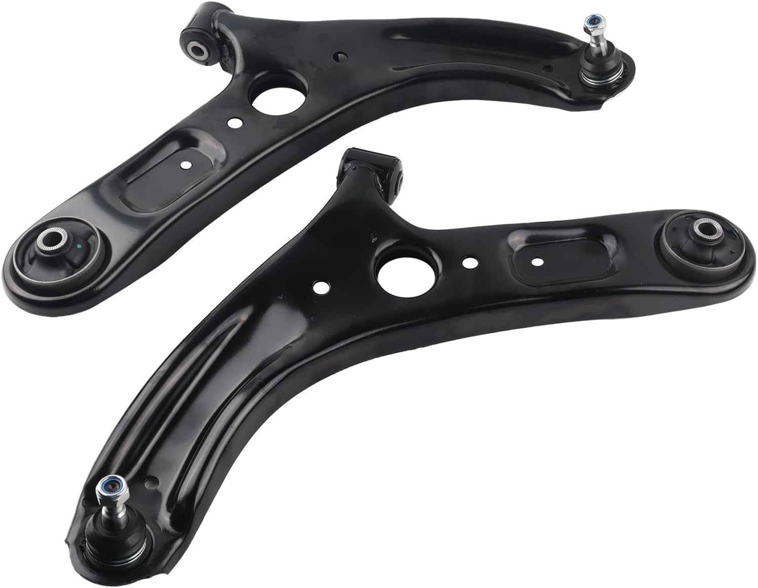 2 x Front Lower Control Arm w/Ball Joint & Bushing Fit For 2014-2018 Kia Forte,2014-2017 Forte Koup,2014-2018 Forte5,Replace 526-649 526-650