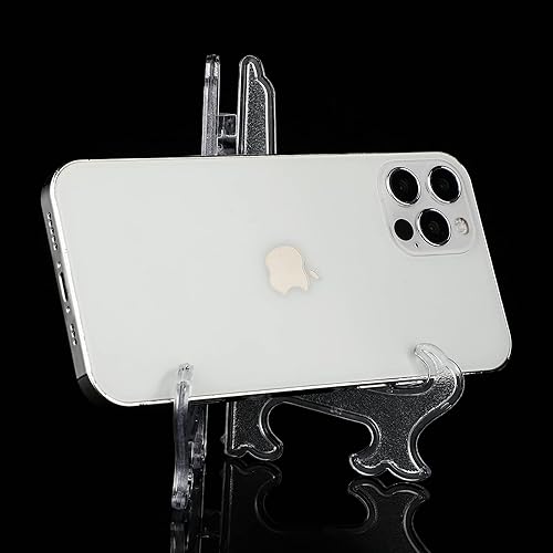 Miniatura 4 de Boao 24 soportes de exhibición de plástico para caballete para fotos en bodas, decoración del hogar (transparente, 5 pulgadas)