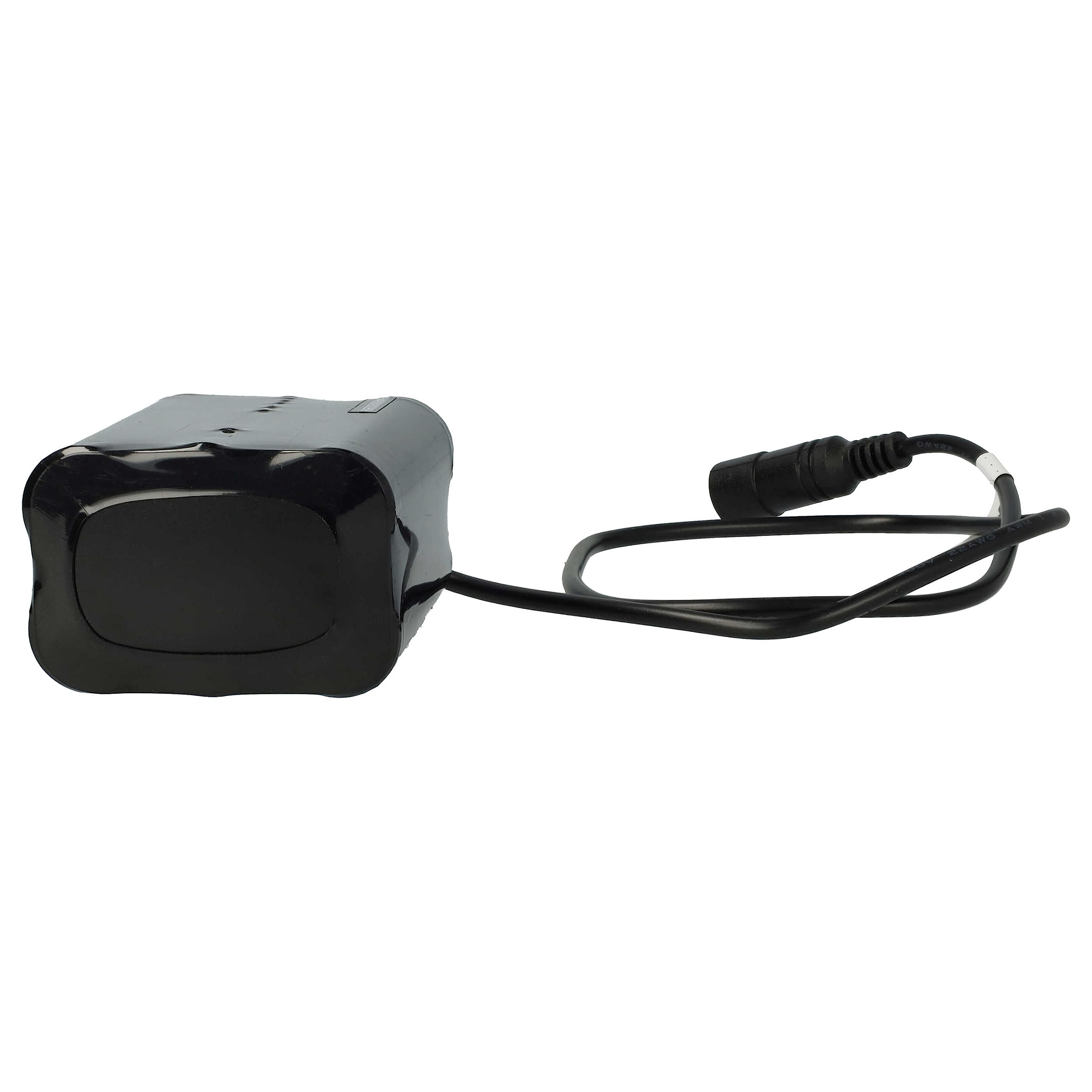 vhbw pacco batteria per faretti per bici (7800mAh, 8,4V, Li-Ion)