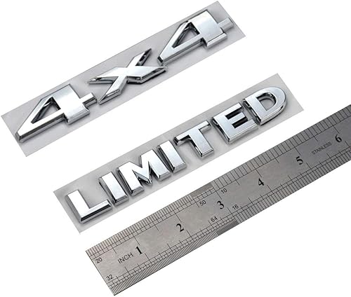 Miniatura 2 de Universal Limited Plus 4 x 4 - Adhesivo adhesivo para maletero trasero (cromado)