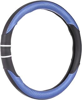 Other Car Steering Wheel Cover, Leather Non,Slip Protector For Most Cars , Black * Blue