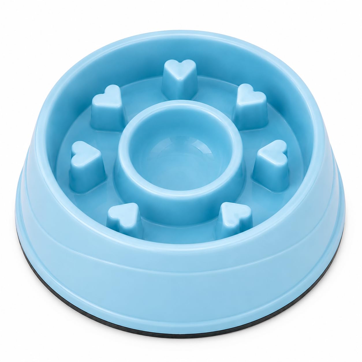slow feeder dog bowl | anti-gulping maze bowl to stop bloat & improve digestion | non-slip base | bpa-free food-grade | for dogs