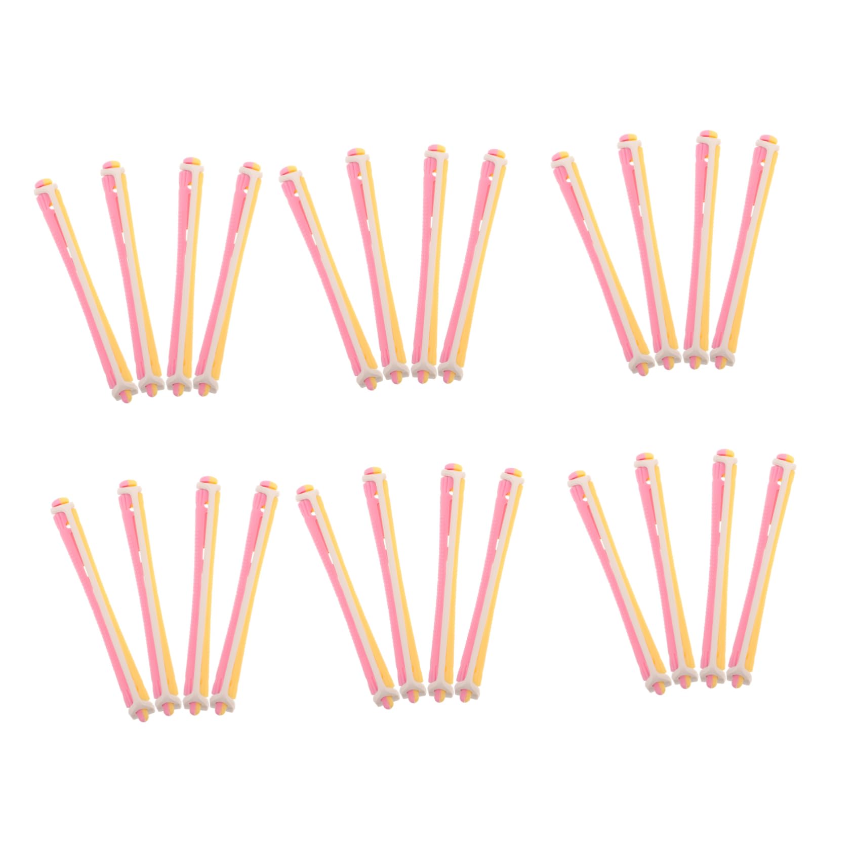 ARTSEWPLY 24Pcs Hair Curlers Flexible Perm Rods for Easy Styling Portable and Lightweight Hair Rollers for Women for Home and Salon Use for Travel and