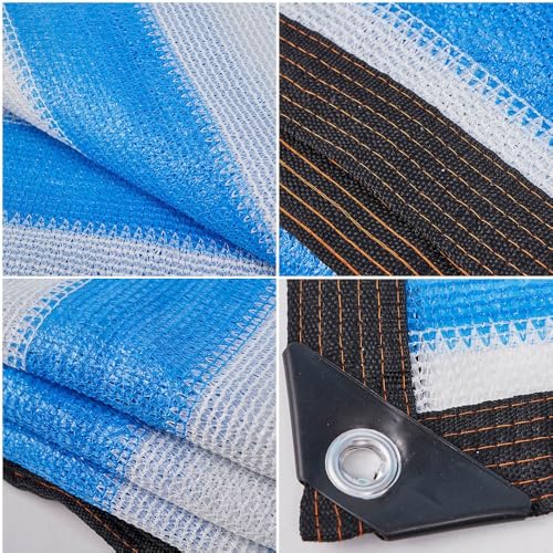 Toile d'ombrage respirante extérieure 3x3m avec protection intimité - 4