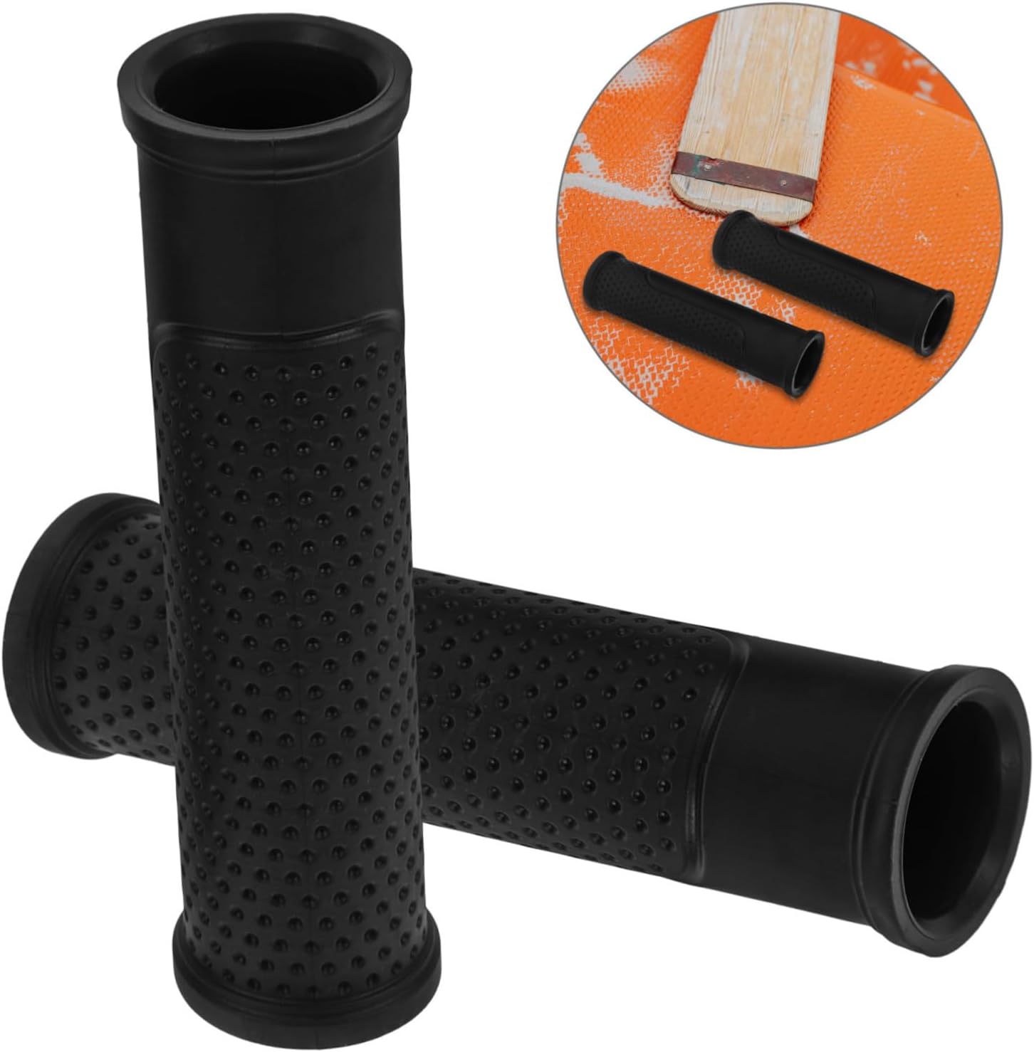 KOMBIUDA 2pcs Non-Slip Kayak Paddle Grips TPE Hand Protectors for Blister Prevention Comfortable Fit for Left Right Hands Durable Paddle Sleeves for Kayaking Accessories
