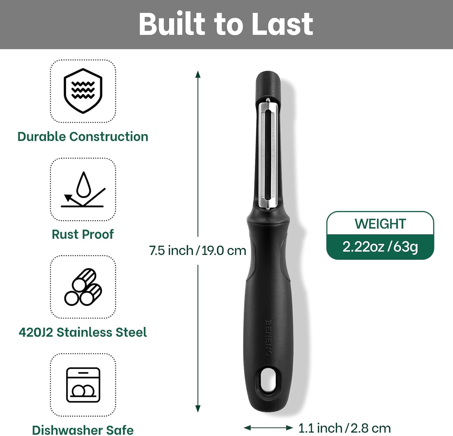 Swivel Vetable Peeler, - Smooth Peeling Potato Peelers